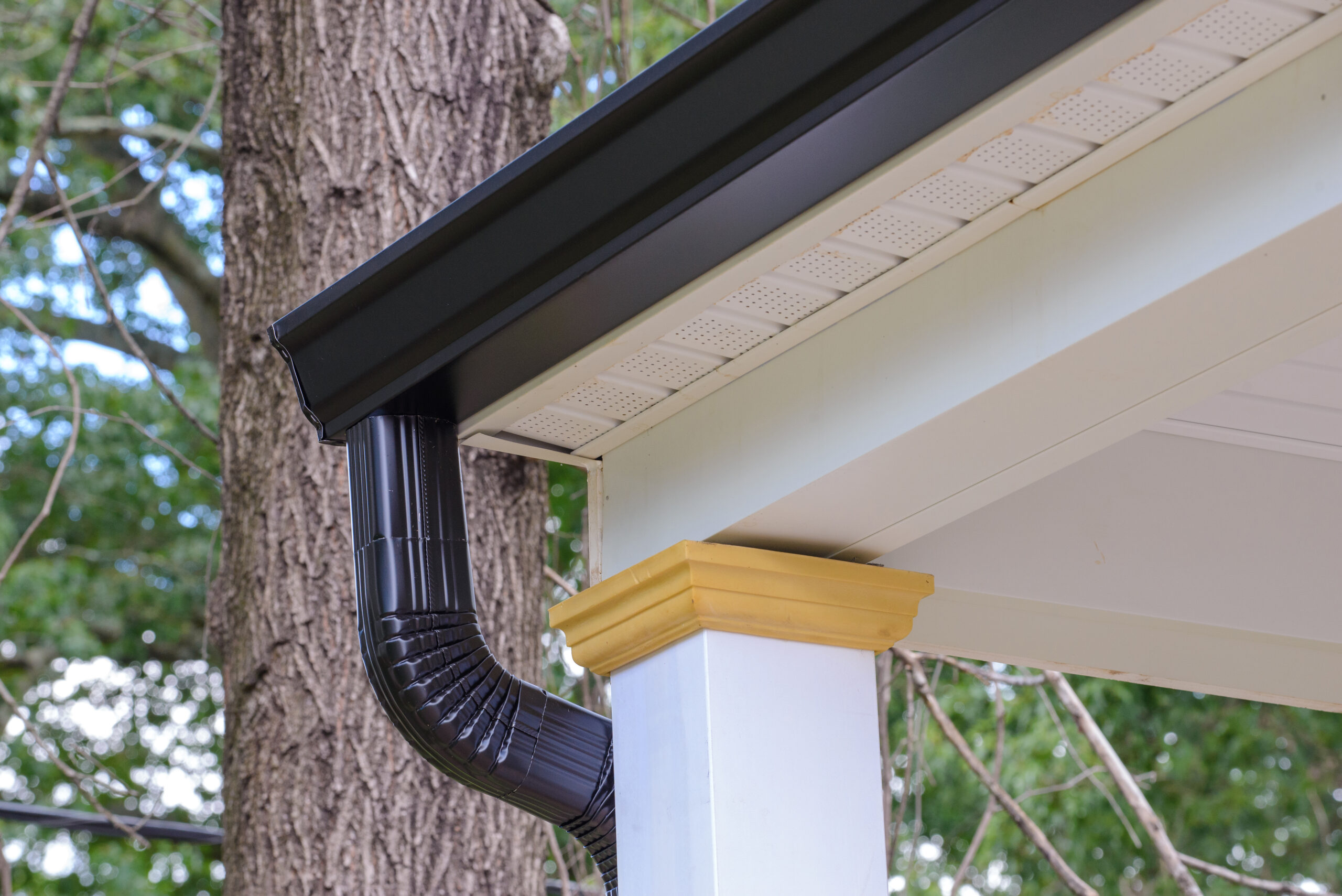 4-inch downspouts