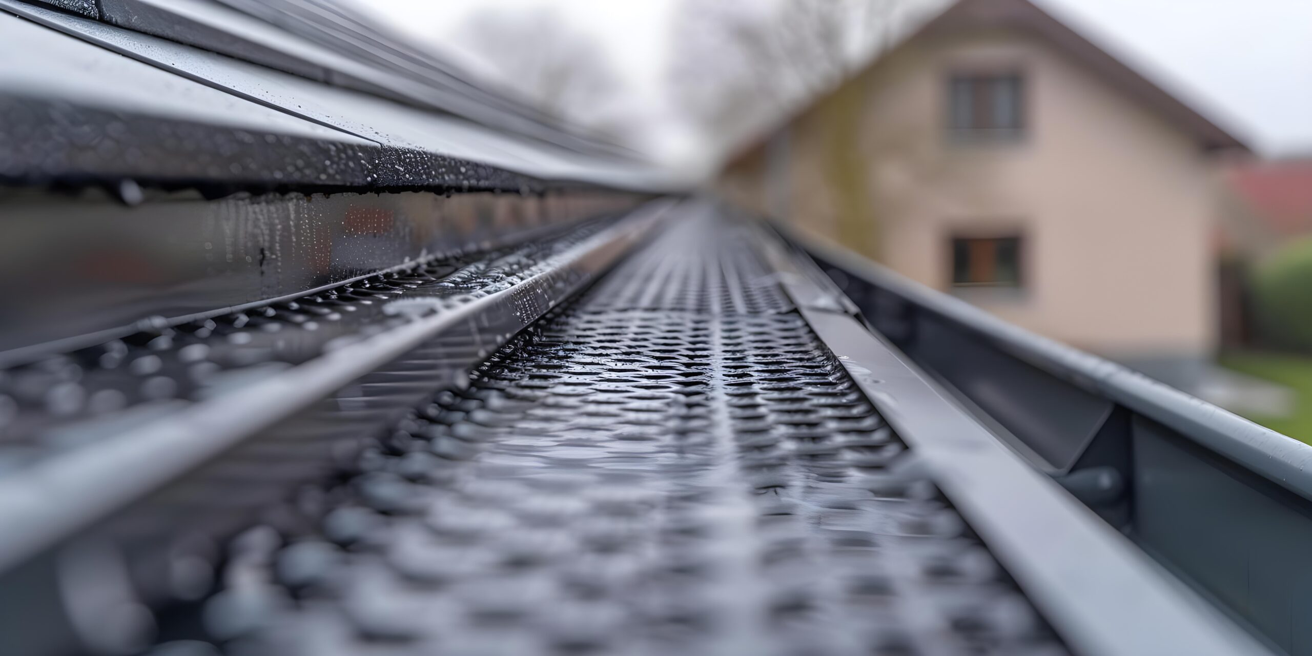 Steel building gutters